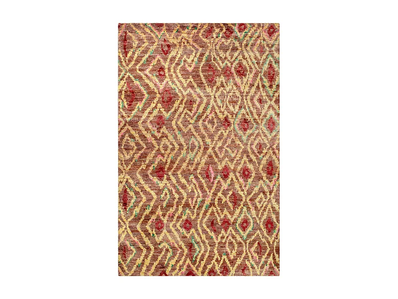 Tapis Marron/Or 122 X 183 cm - Lilyana