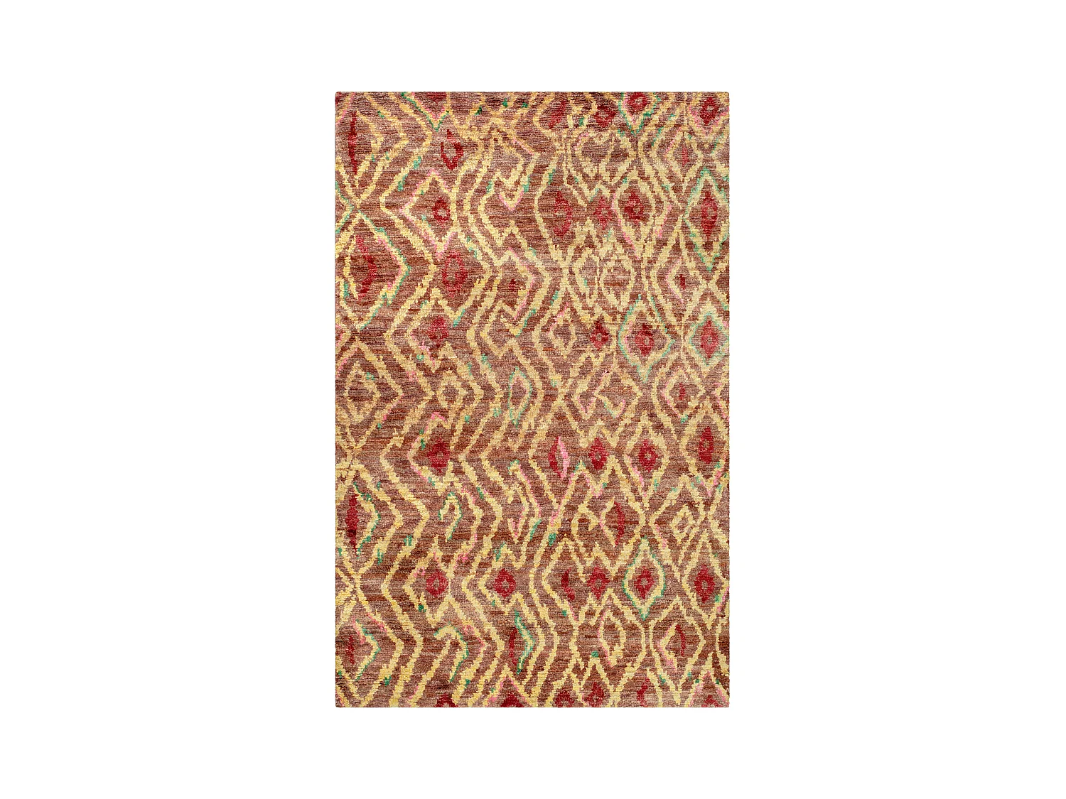 Tapis Marron/Or 122 X 183 cm - Lilyana
