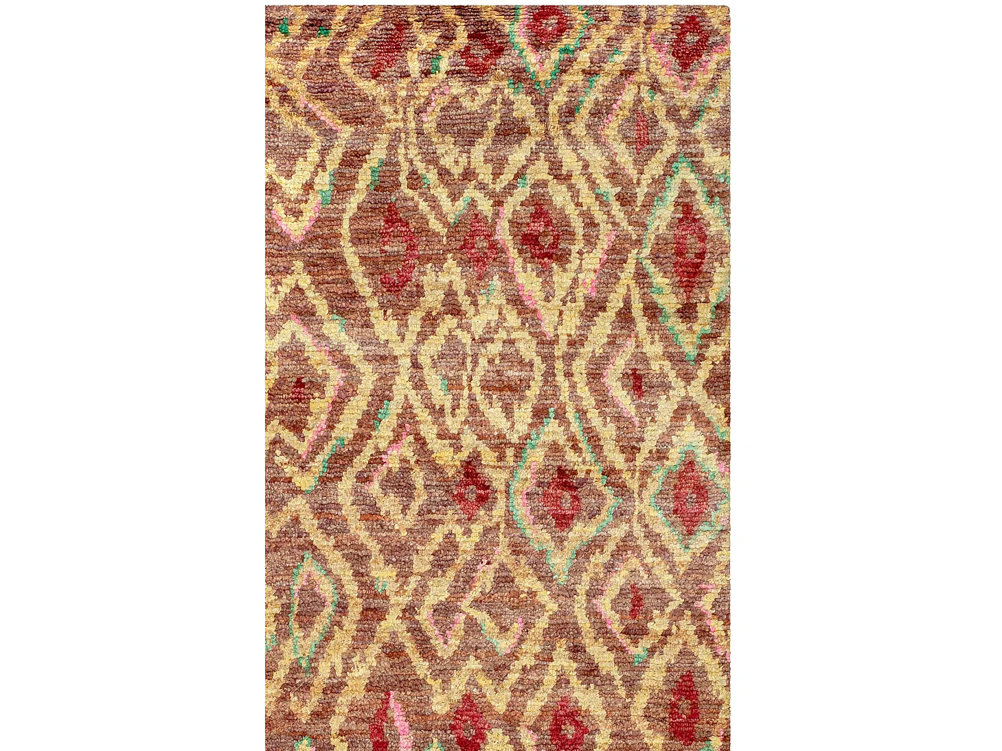 Tapis Marron/Or 122 X 183 cm - Lilyana