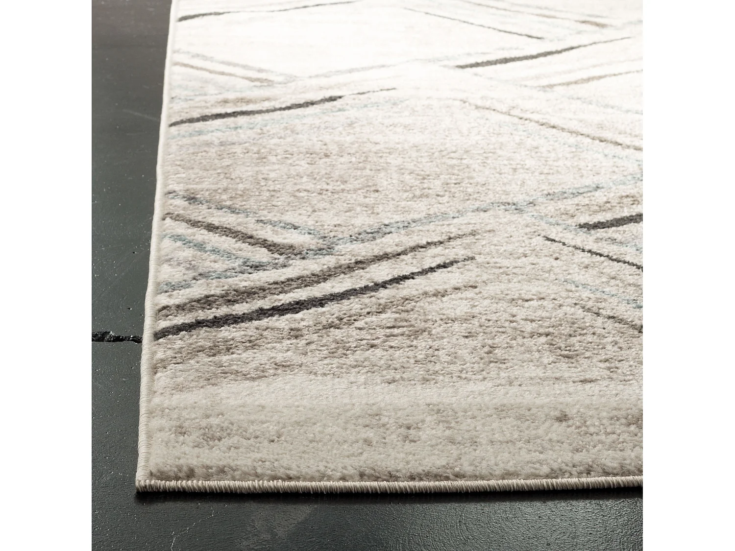 Tapis Gris/Neutre 122 X 183 cm - Leiden