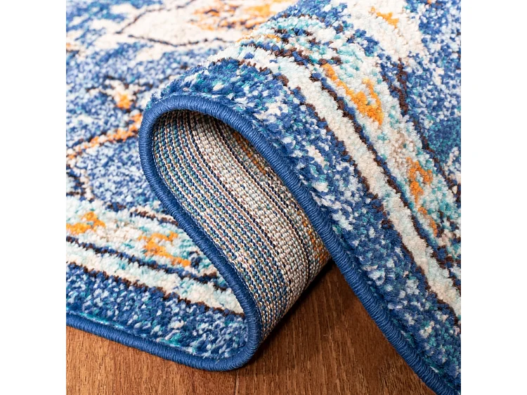 Tapis Bleu/Bleu clair 91 X 152 cm - Malaya