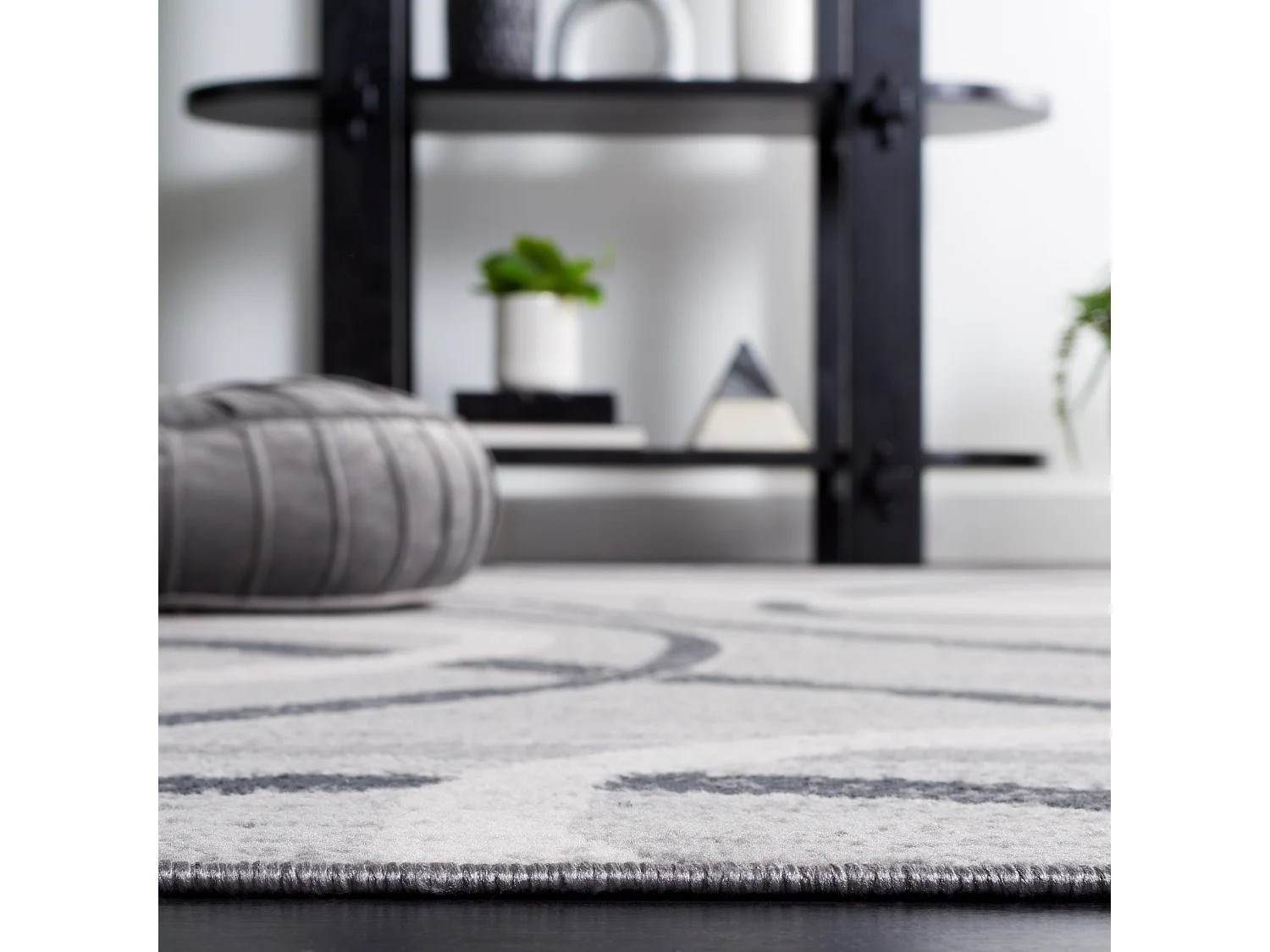 Tapis Gris/Ivoire 240 x 305 cm - Cypress