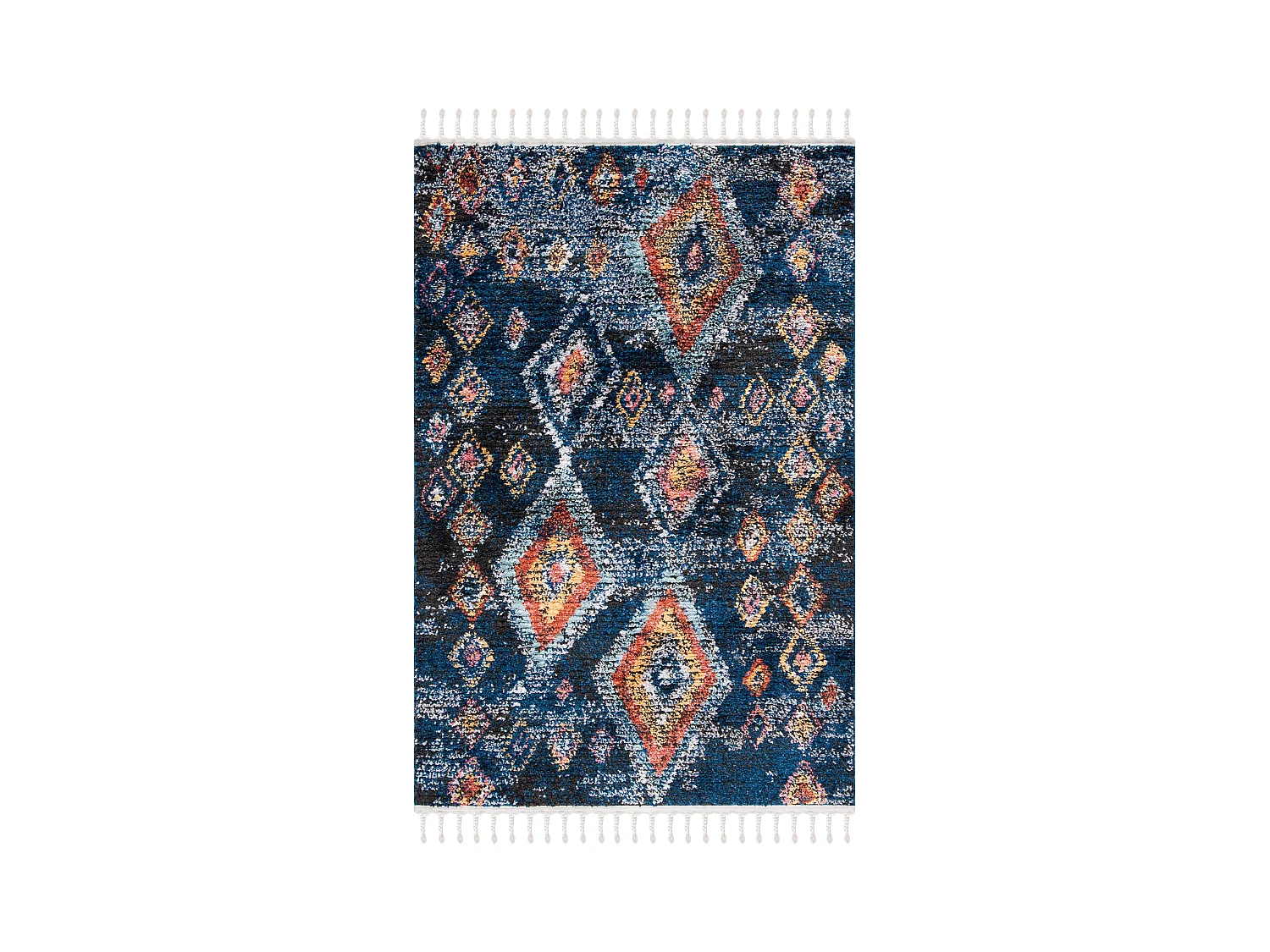 Tapis Bleu Marine/Multicolore 122 X 183 cm - June
