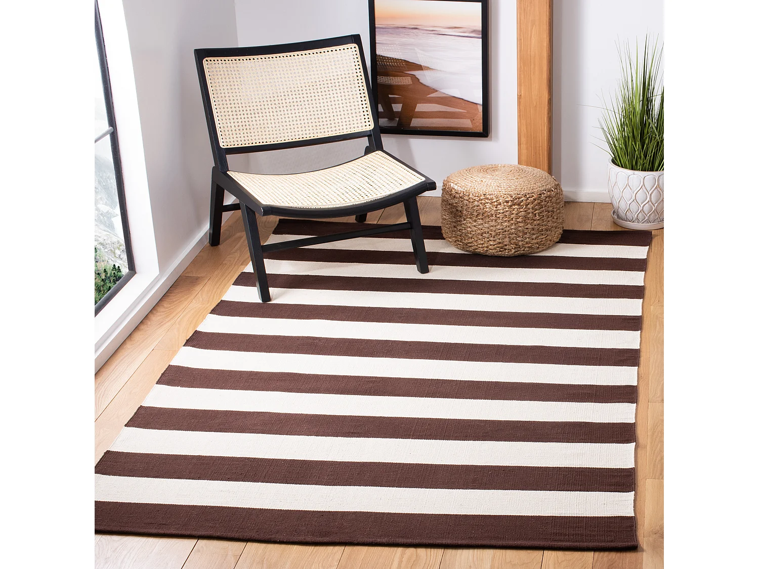 Tapis Marron/Neutre 122 X 183 cm - Lala