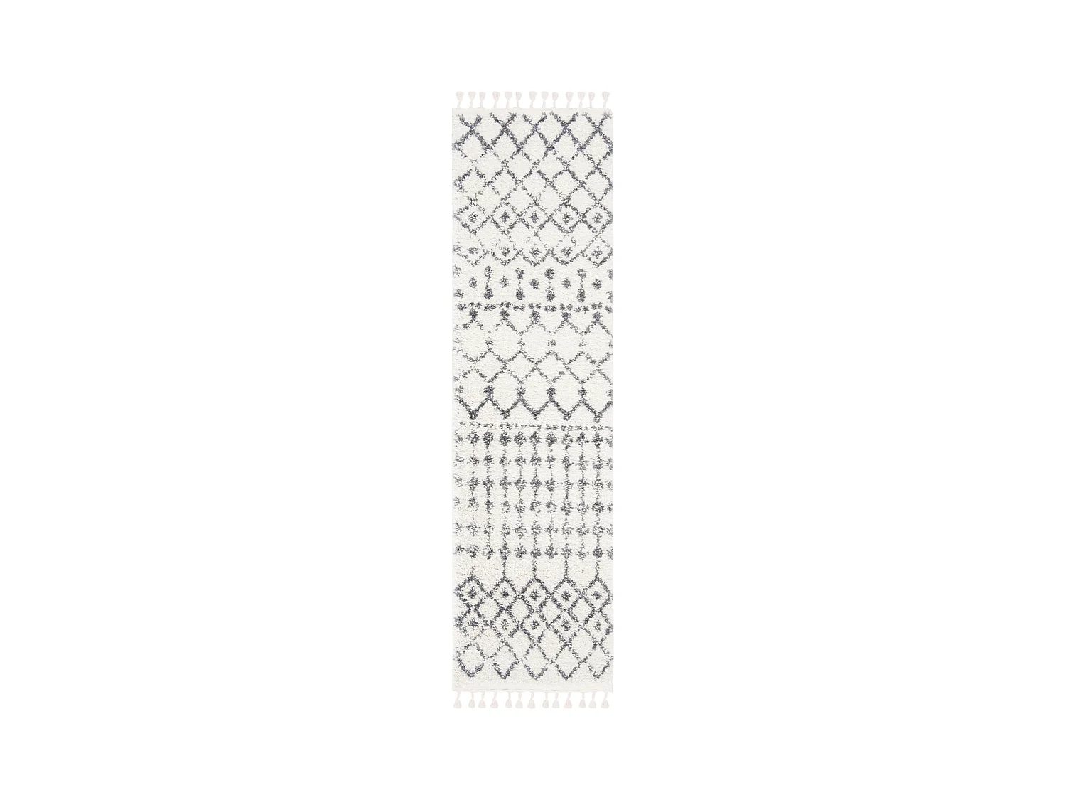 Tapis Gris/Neutre 66 X 244 cm - Larache