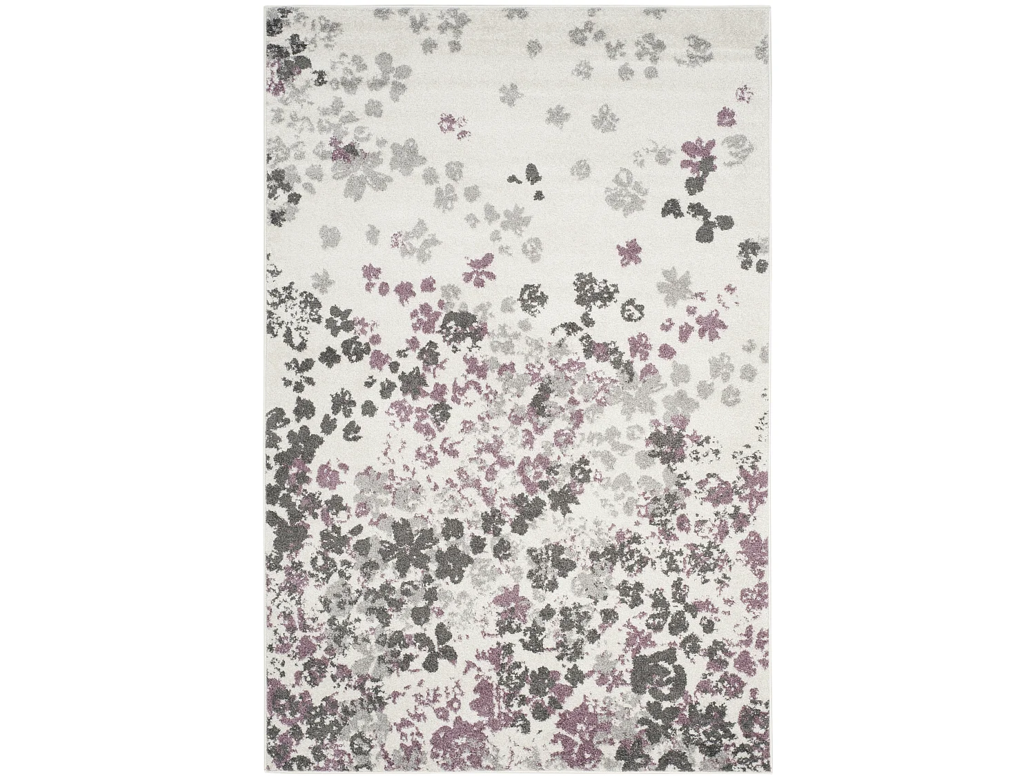 Tapis Ivoire/Violet 155 x 229 cm - Alyssa