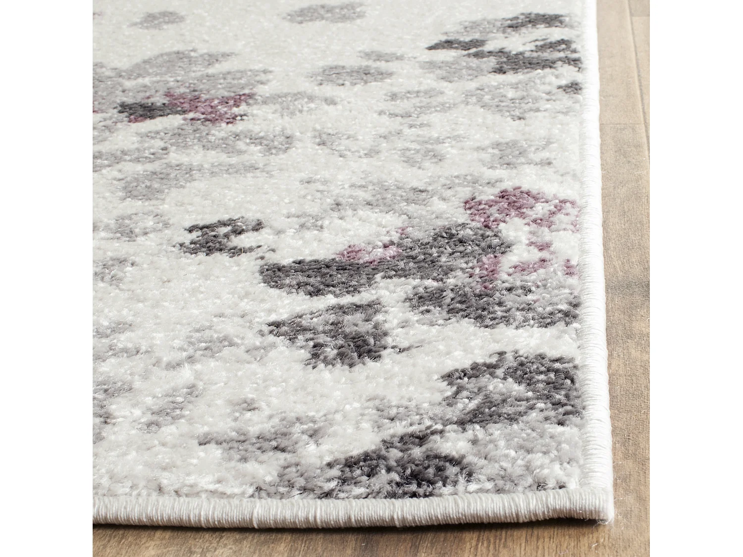 Tapis Ivoire/Violet 155 x 229 cm - Alyssa