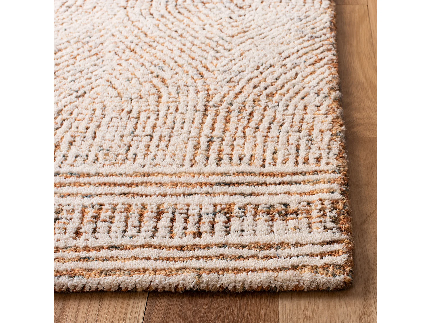 Tapis Ivoire/Rouille 152 X 244 cm - Alaska