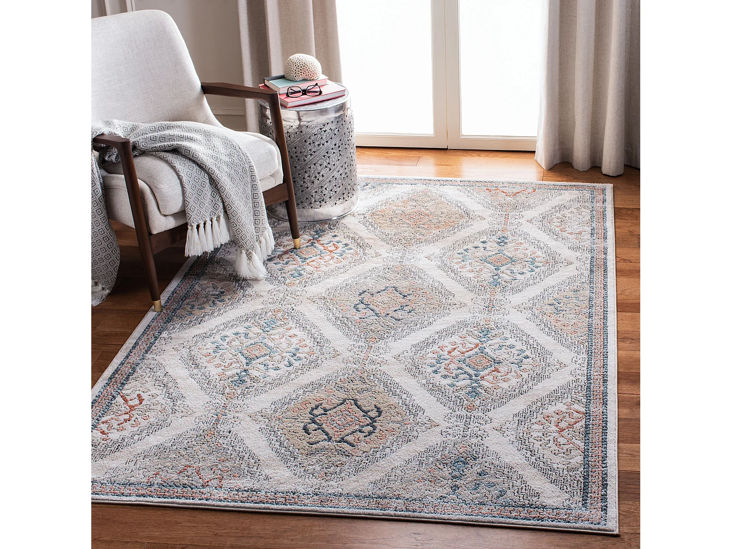 Tapis Gris/Neutre 155 X 229 cm - Mireille