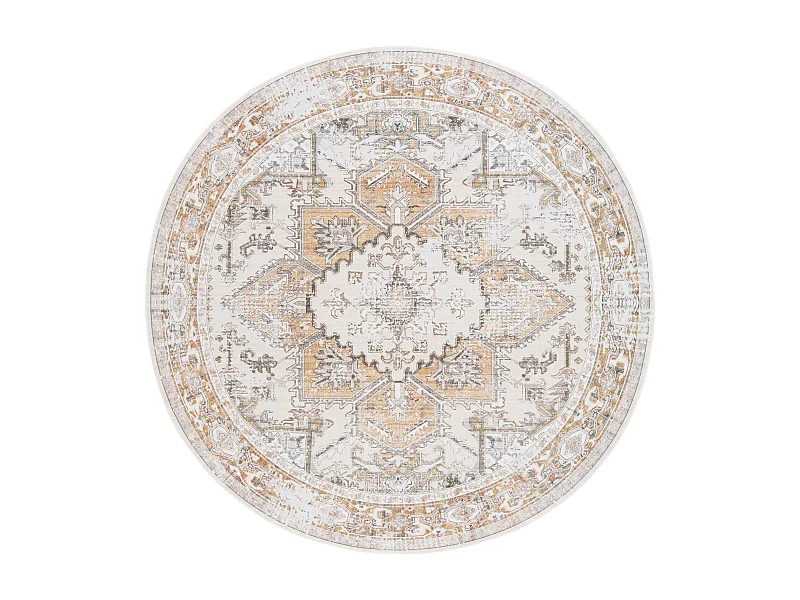 Tapis Beige/Or 183 X 183 cm - Bailee