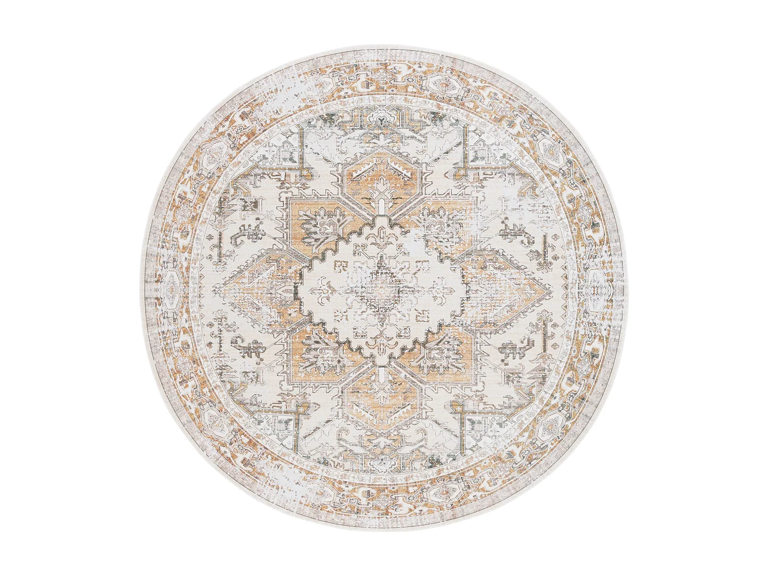 Tapis Beige/Or 183 X 183 cm - Bailee