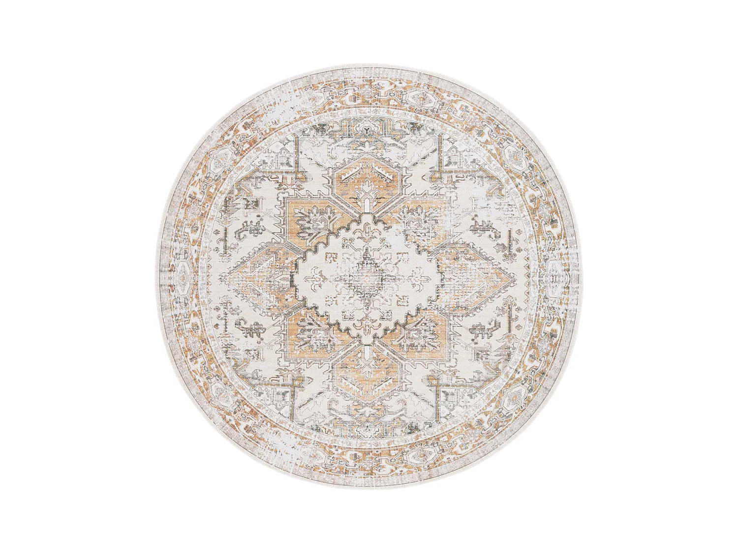 Tapis Beige/Or 183 X 183 cm - Bailee