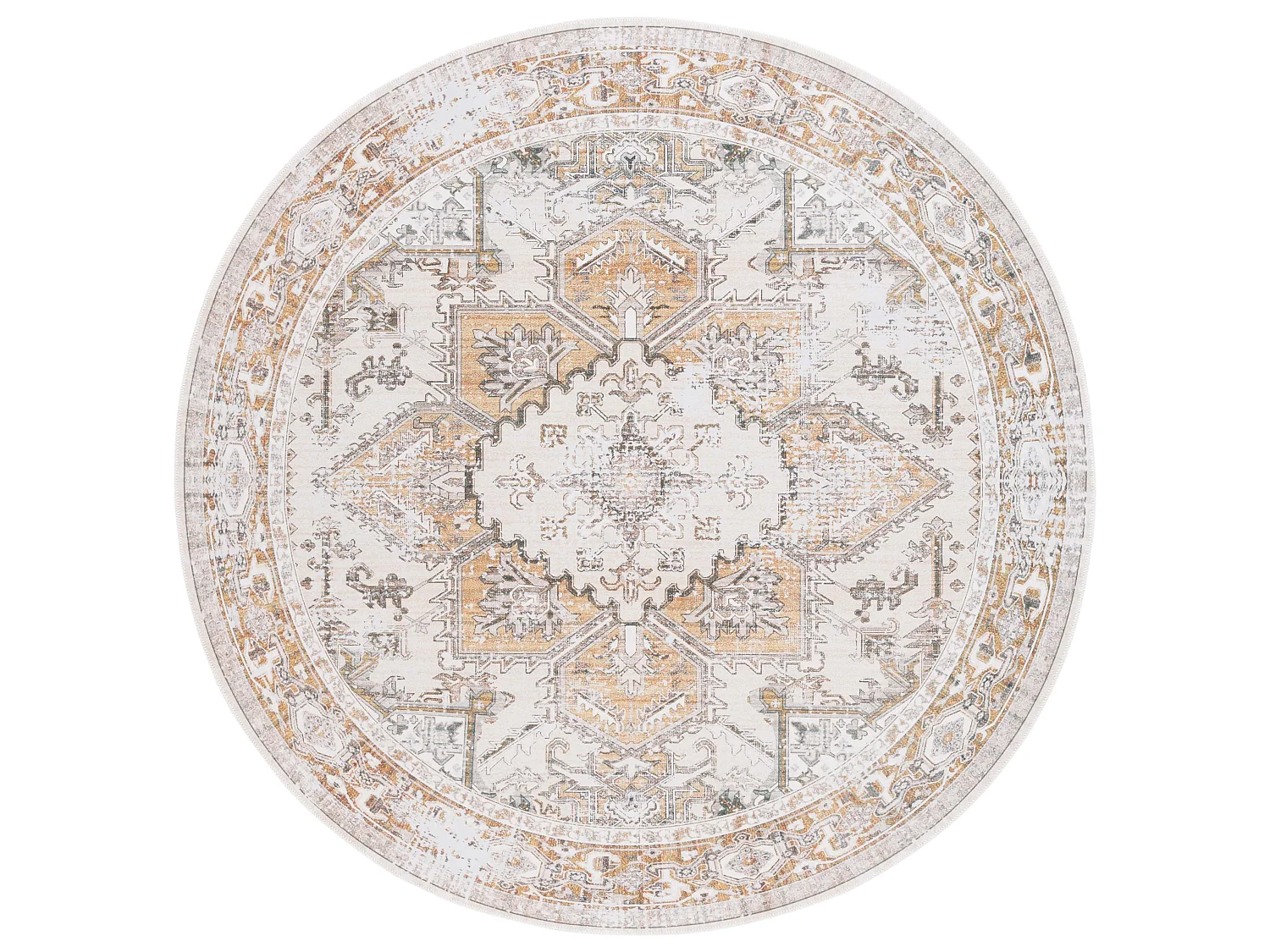Tapis Beige/Or 183 X 183 cm - Bailee