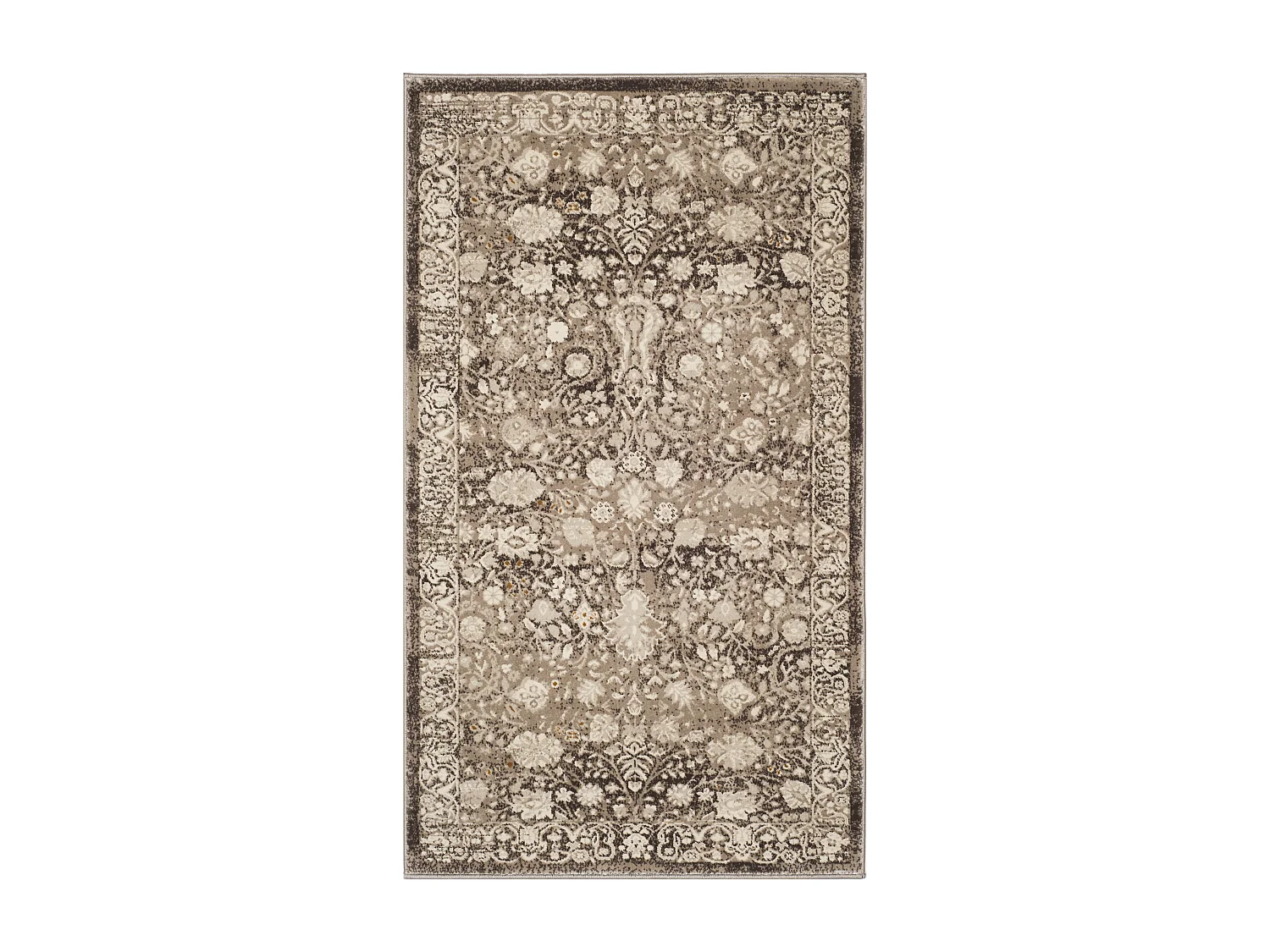 Tapis Marron/Neutre 122 X 183 cm - Braylen