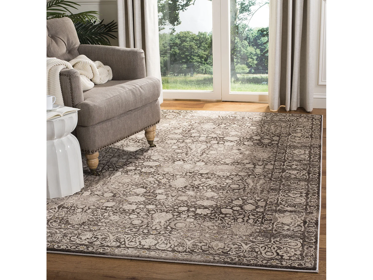 Tapis Marron/Neutre 122 X 183 cm - Braylen