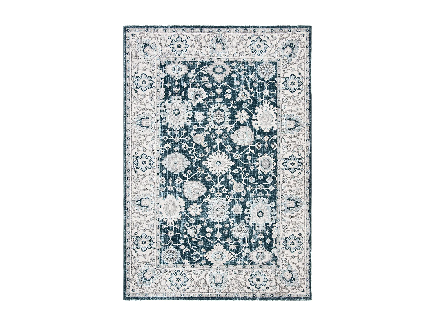 Tapis Gris/Bleu 122 X 183 cm - Isa
