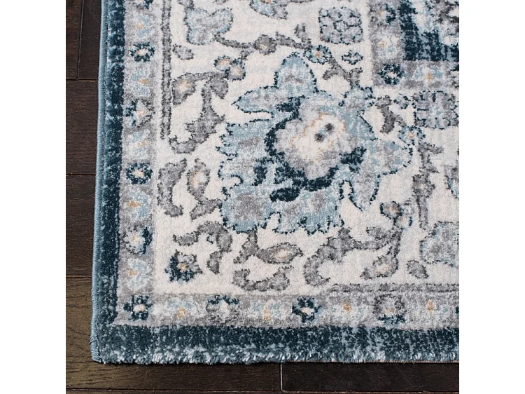 Tapis Gris/Bleu 122 X 183 cm - Isa
