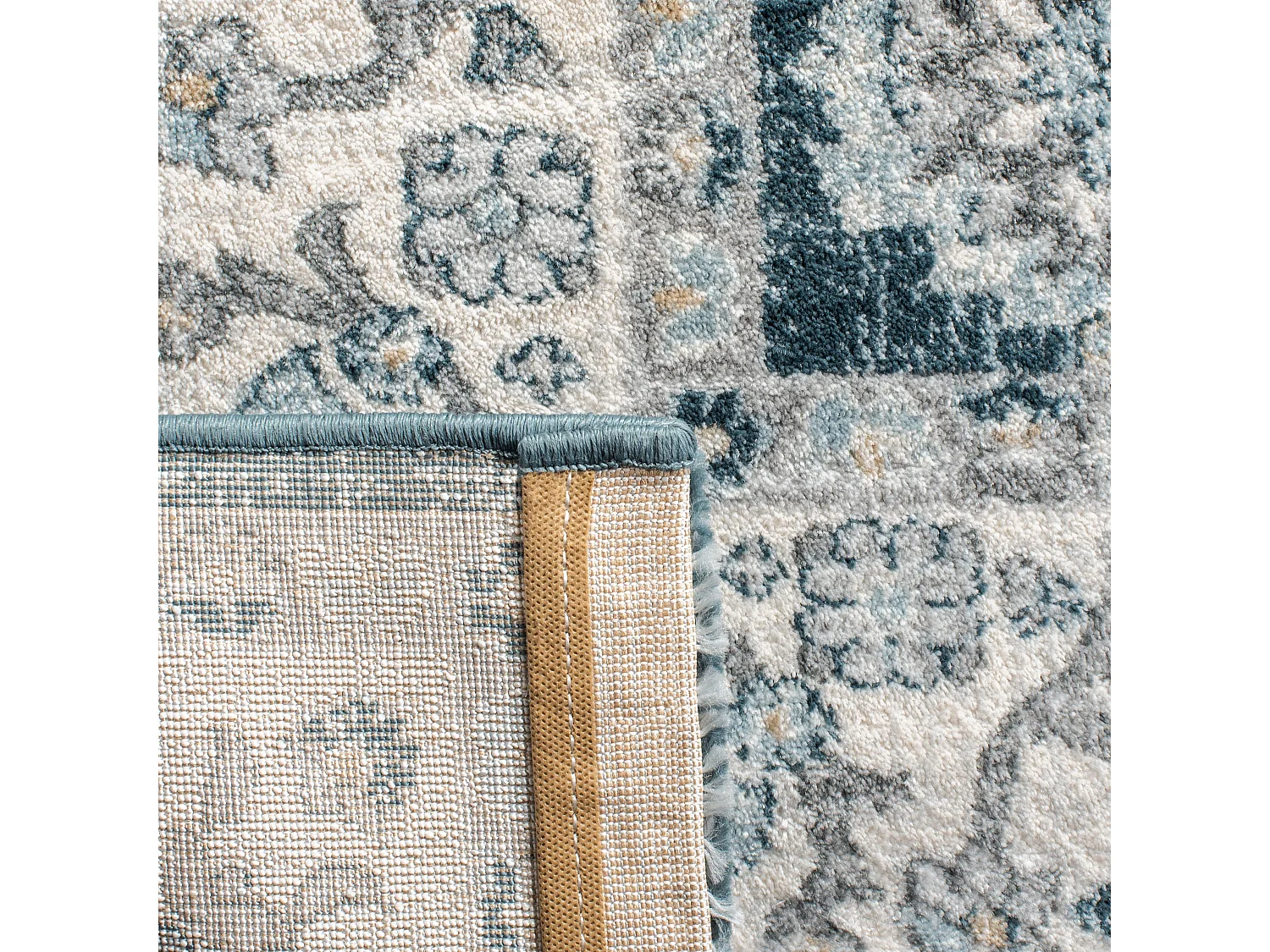 Tapis Gris/Bleu 122 X 183 cm - Isa