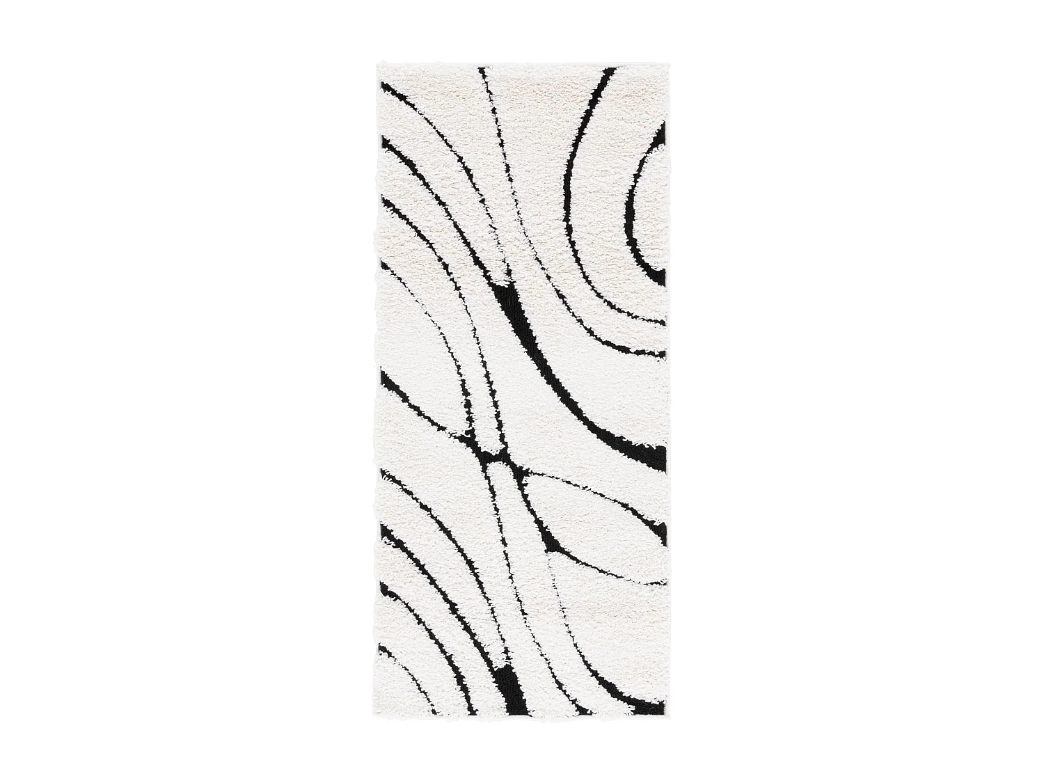 Tapis Ivoire/Noir 61 X 91 cm - Naples