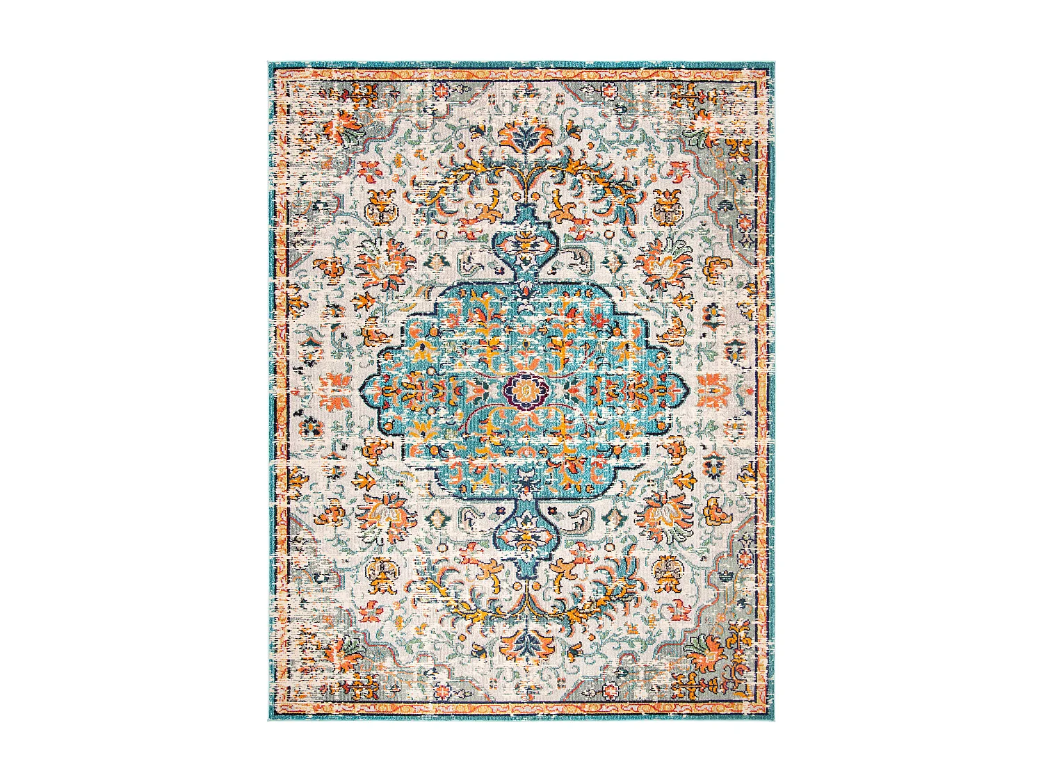 Tapis Gris/Bleu clair 244 X 305 cm - Maia