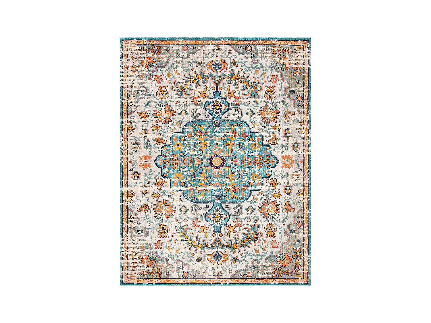 Tapis Gris/Bleu clair 244 X 305 cm - Maia