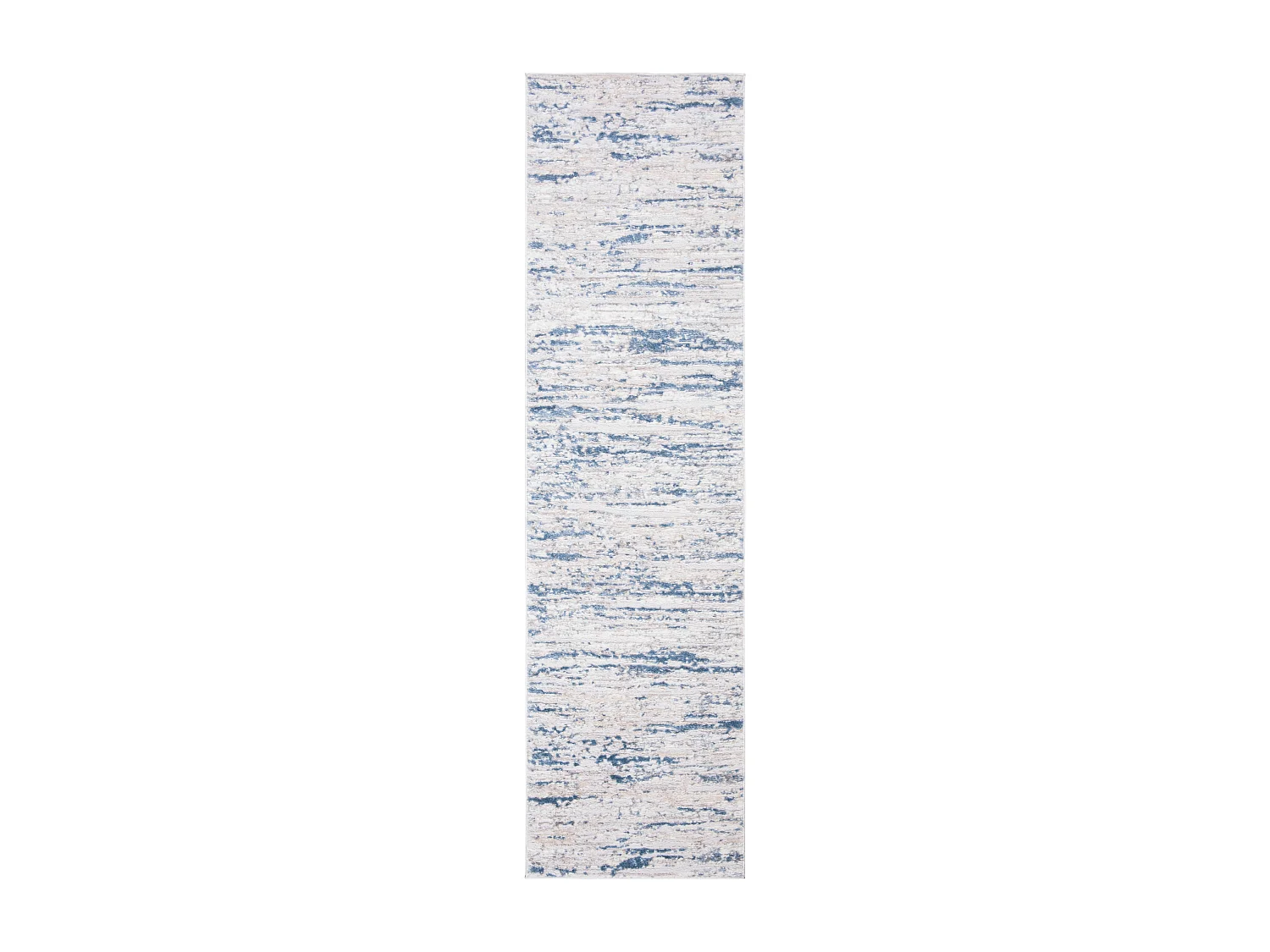 Tapis Ivoire/Bleu 66 X 183 cm - Gabriel