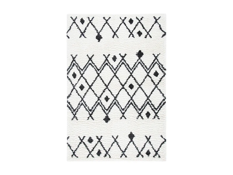 Tapis Neutre/Bleu Marine 155 X 229 cm - Melisande