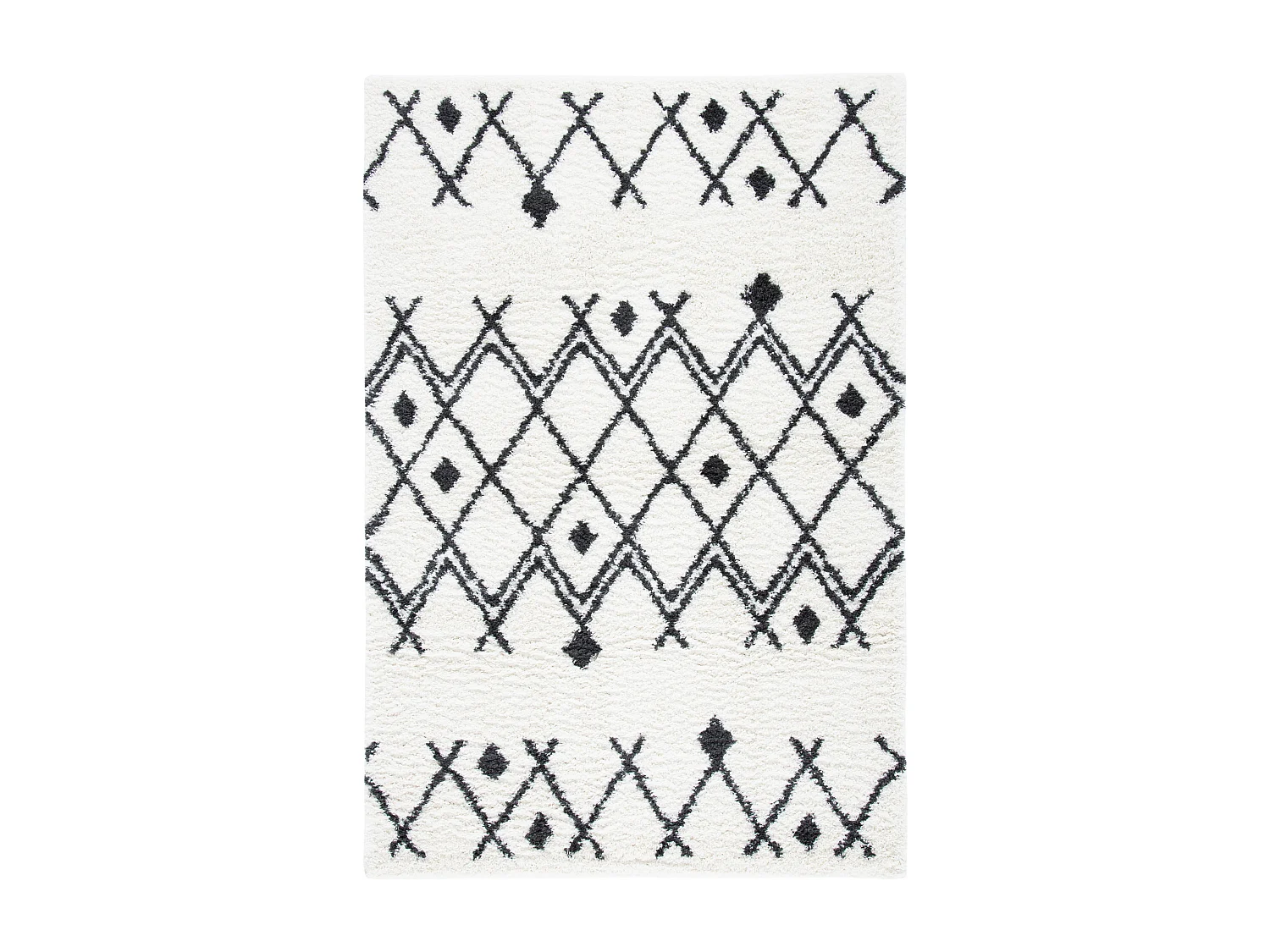 Tapis Neutre/Bleu Marine 155 X 229 cm - Melisande