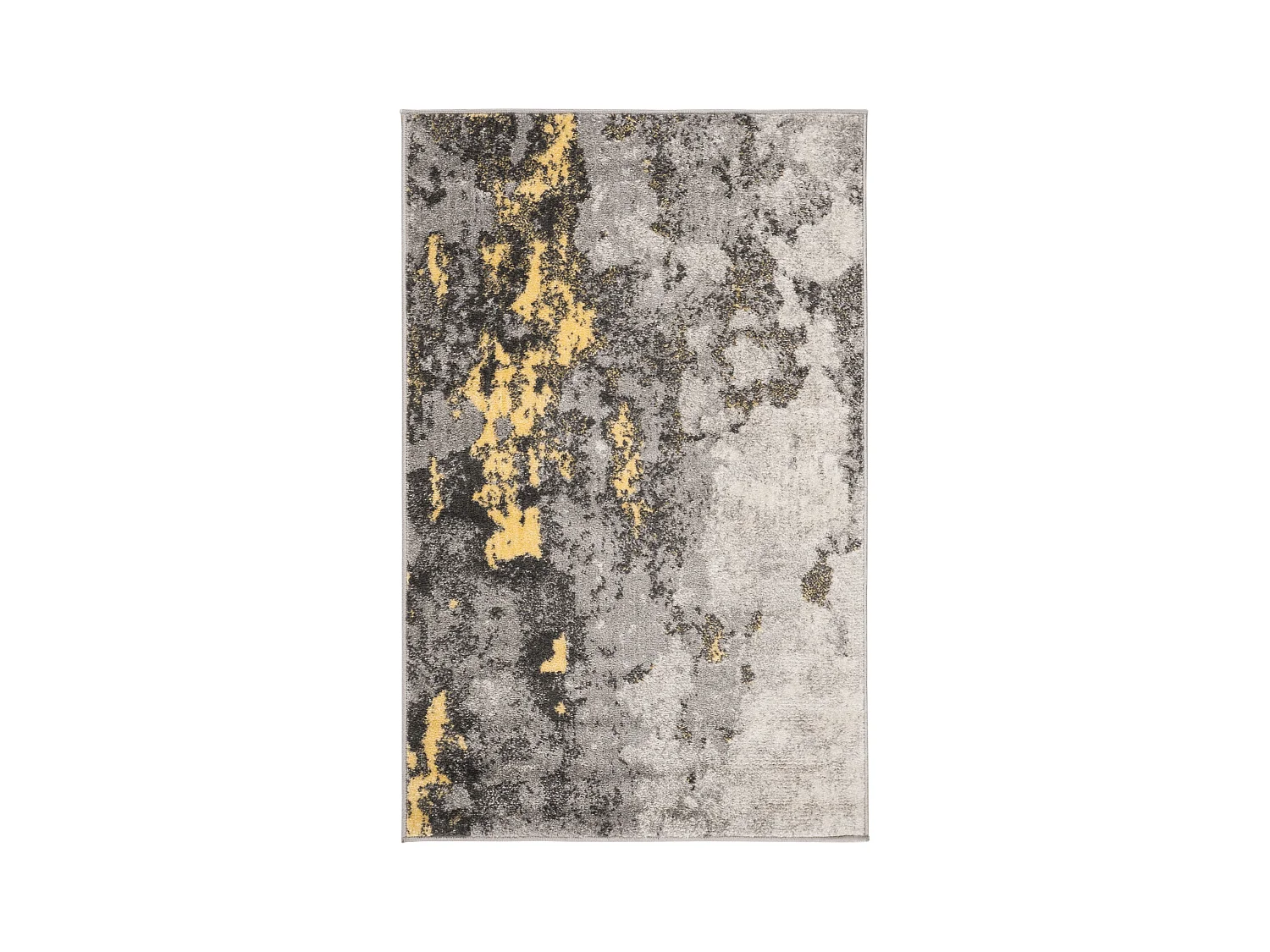 Tapis Gris/Jaune 91 X 152 cm - Evelyn