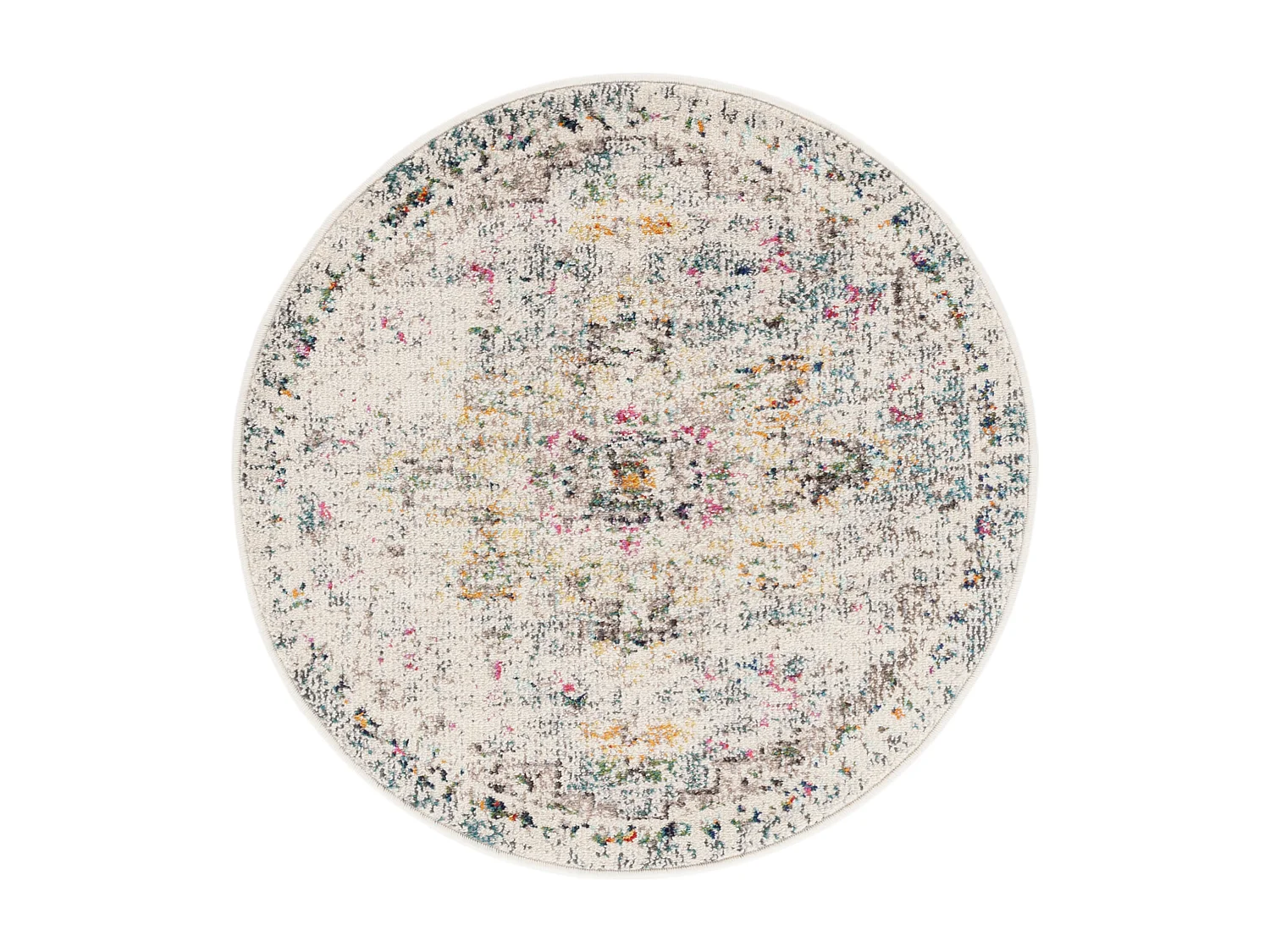 Tapis Gris/Or 122 X 122 cm - Malaya