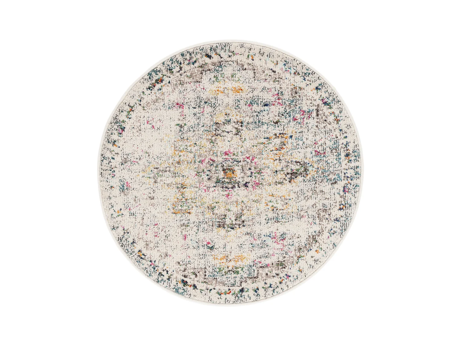 Tapis Gris/Or 122 X 122 cm - Malaya