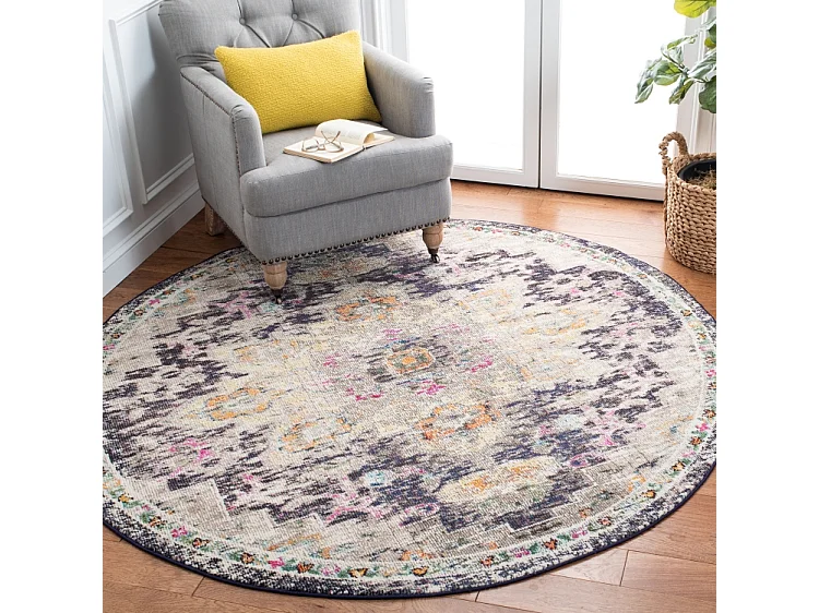 Tapis Noir/Or 122 X 122 cm - Malaya