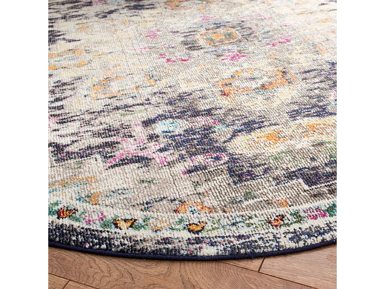 Tapis Noir/Or 122 X 122 cm - Malaya