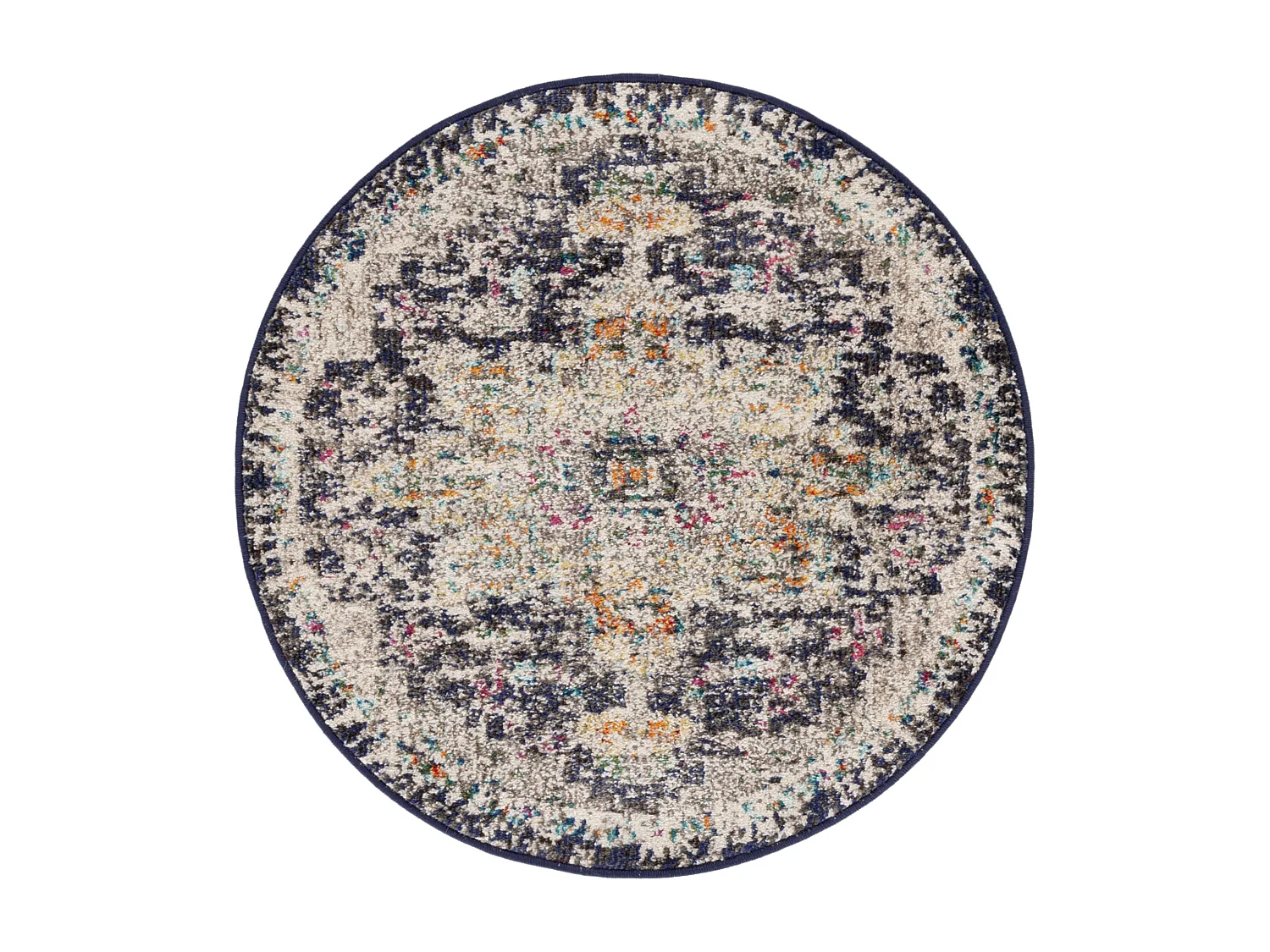 Tapis Noir/Or 122 X 122 cm - Malaya