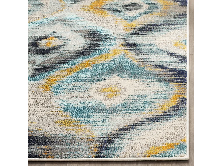Tapis Bleu/Multicolore 91 X 152 cm - Vistoso