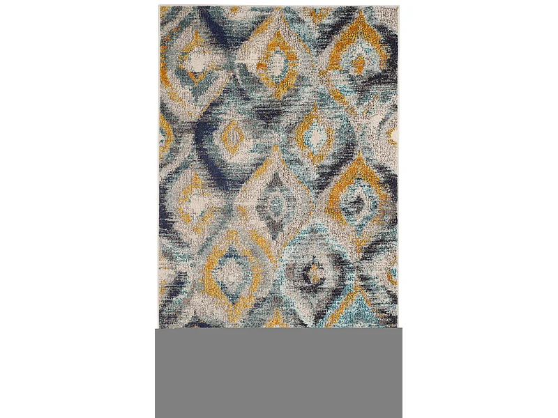 Tapis Bleu/Multicolore 91 X 152 cm - Vistoso