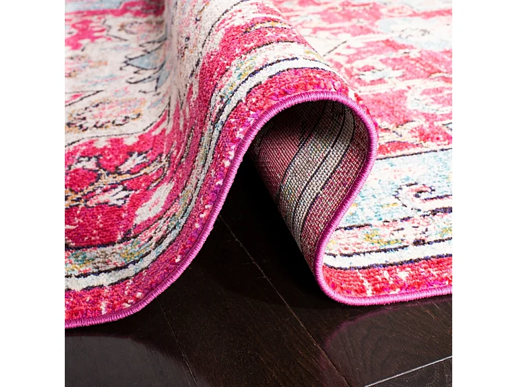 Tapis Fuchsia/Bleu 91 X 152 cm - Malaya