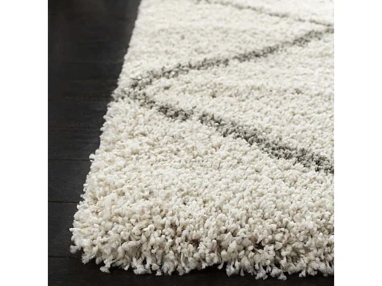 Tapis Ivoire/Gris 69 X 183 cm - Myla