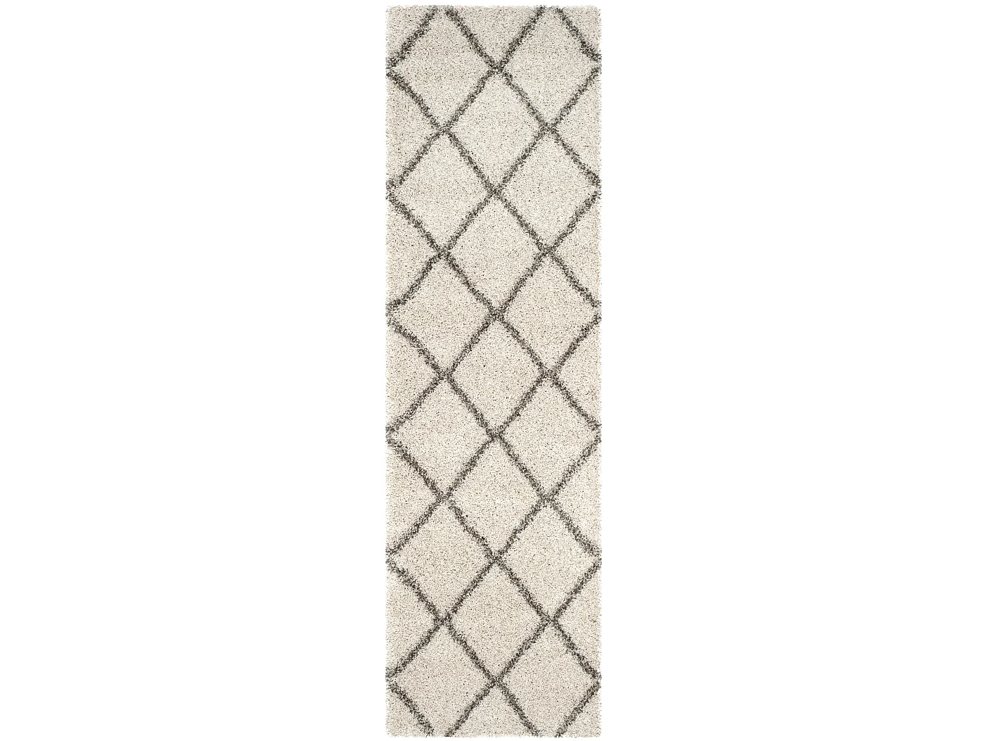 Tapis Ivoire/Gris 69 X 183 cm - Myla