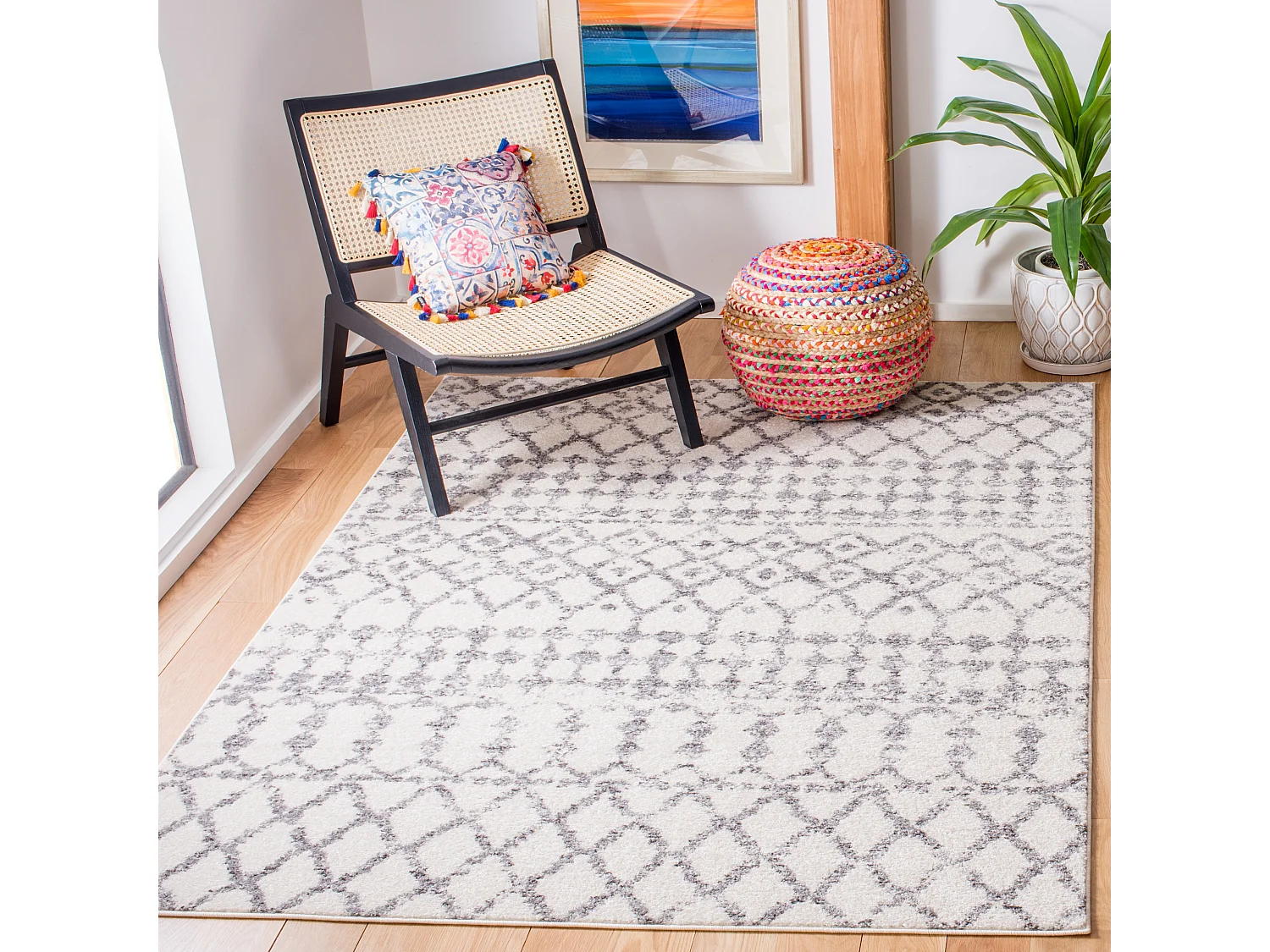 Tapis Blanc 165 X 231 cm - Annalis