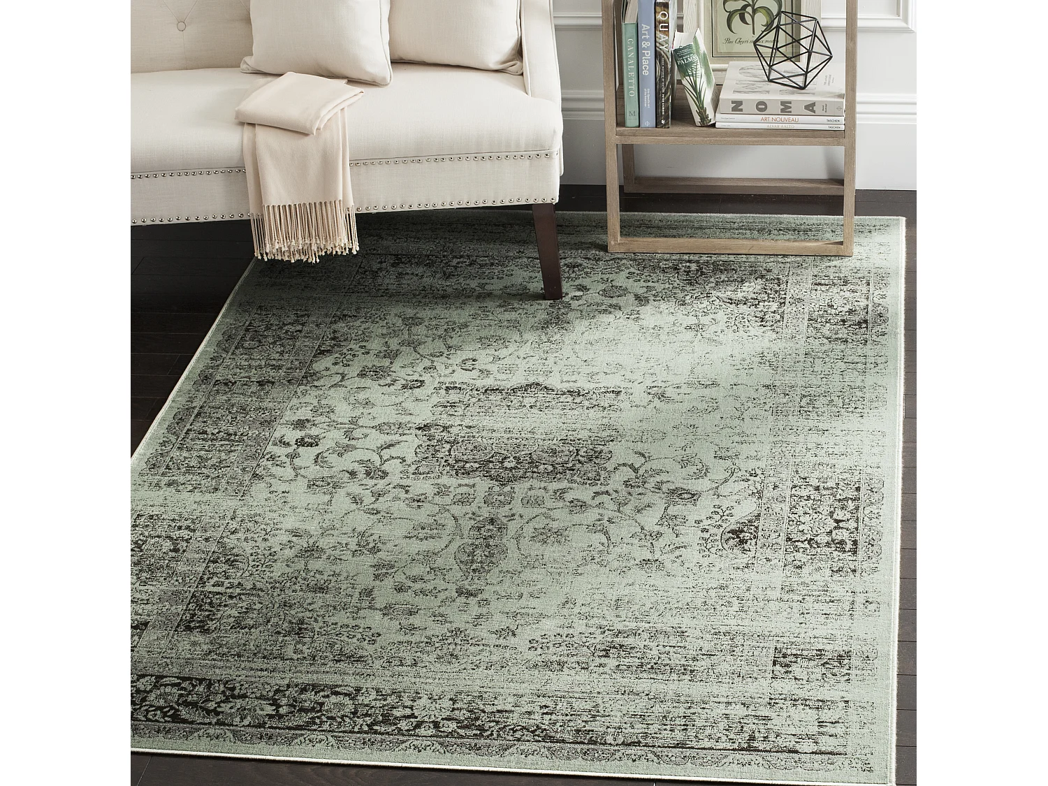 Tapis Gris/Vert 201 X 279 cm - Sasha