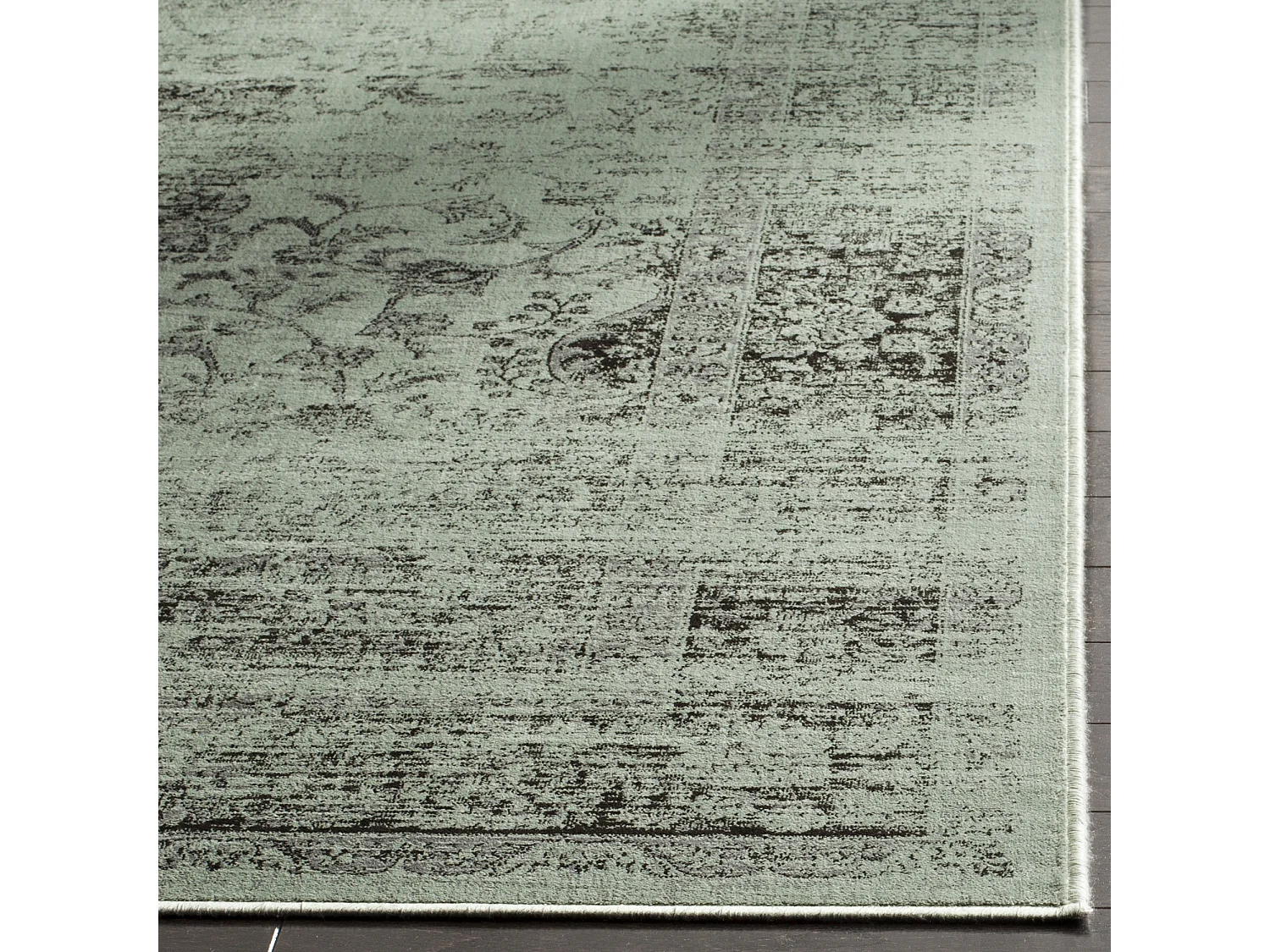 Tapis Gris/Vert 201 X 279 cm - Sasha
