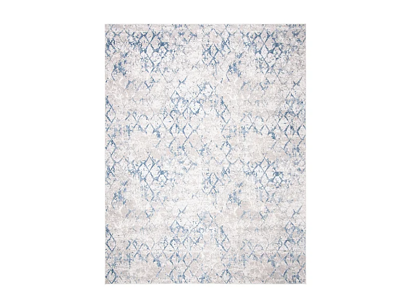 Tapis Gris clair/Bleu 236 x 305 cm - Léa
