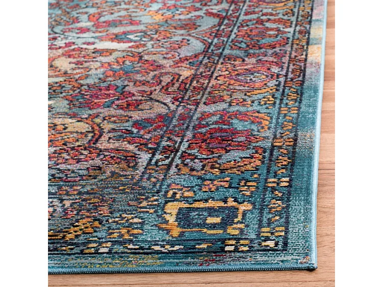 Tapis Bleu/Organge 66 X 213 cm - Donna
