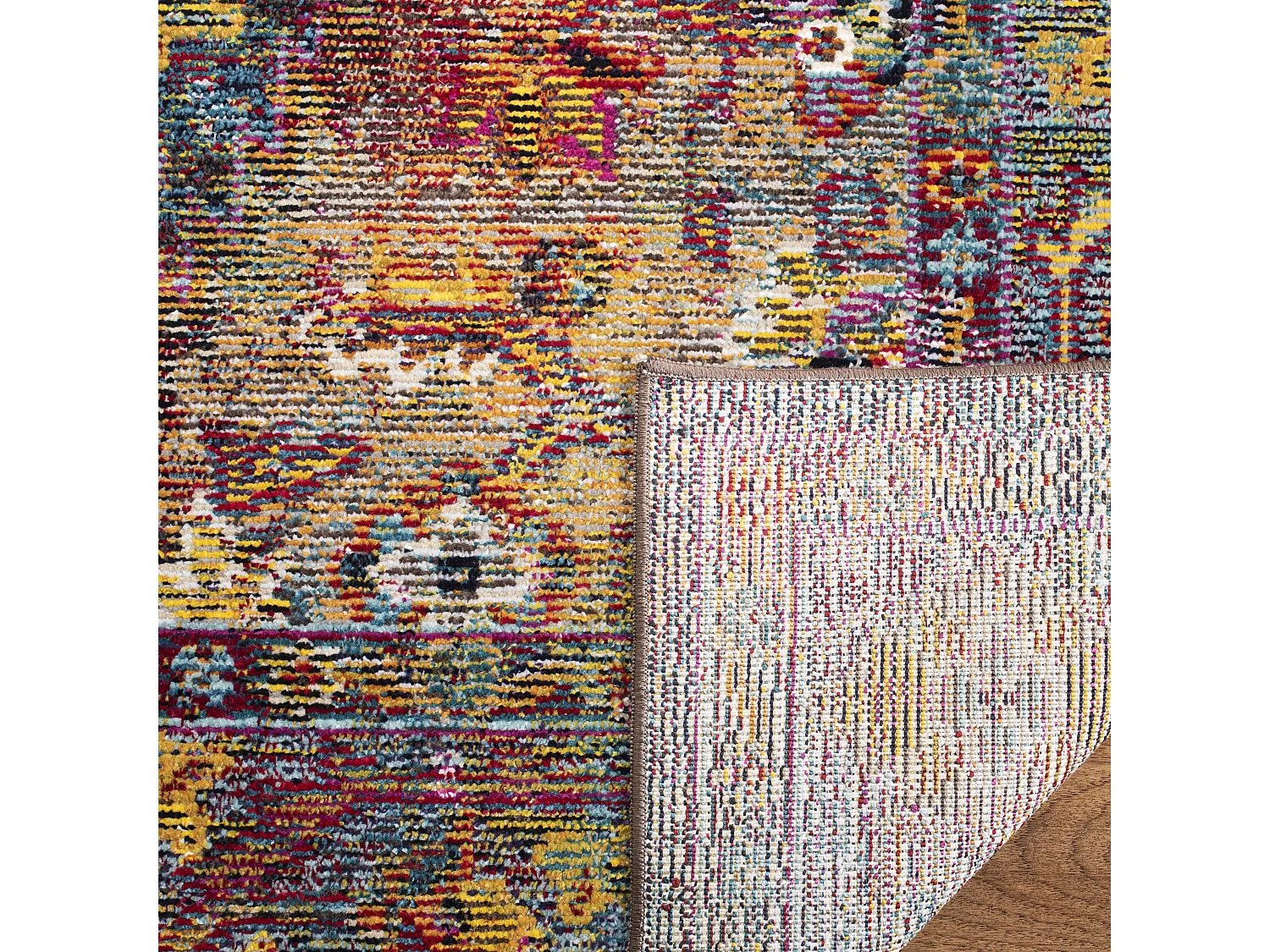 Tapis Bleu Marine/Bleu 66 X 213 cm - Daevon