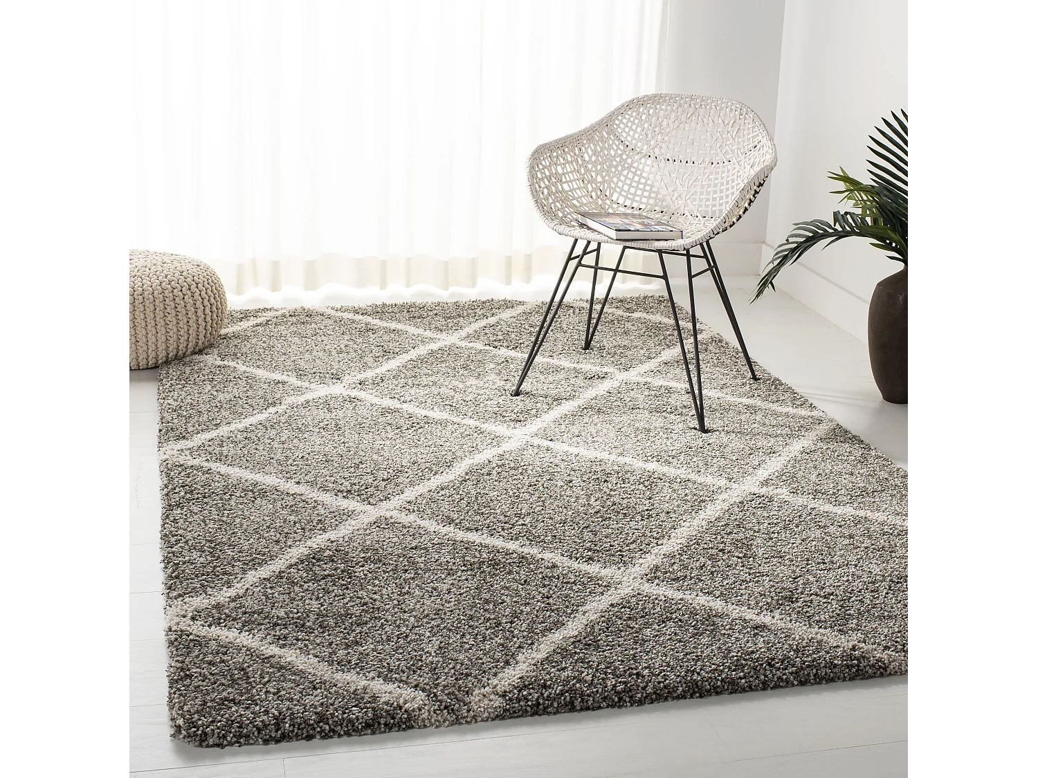 Tapis Gris/Neutre 122 X 183 cm - Myla