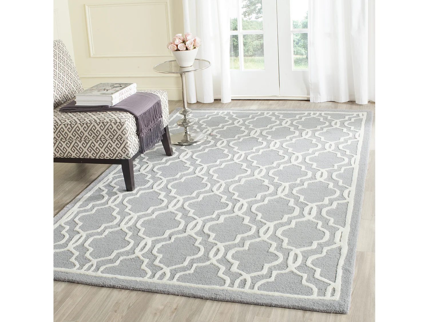 Tapis Gris/Neutre 152 X 244 cm - Elle