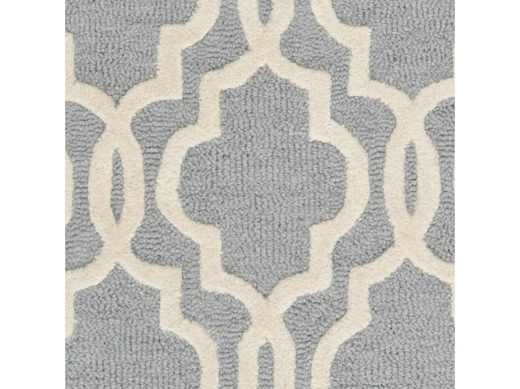 Tapis Argent/Ivoire 152 x 244 cm - Elle