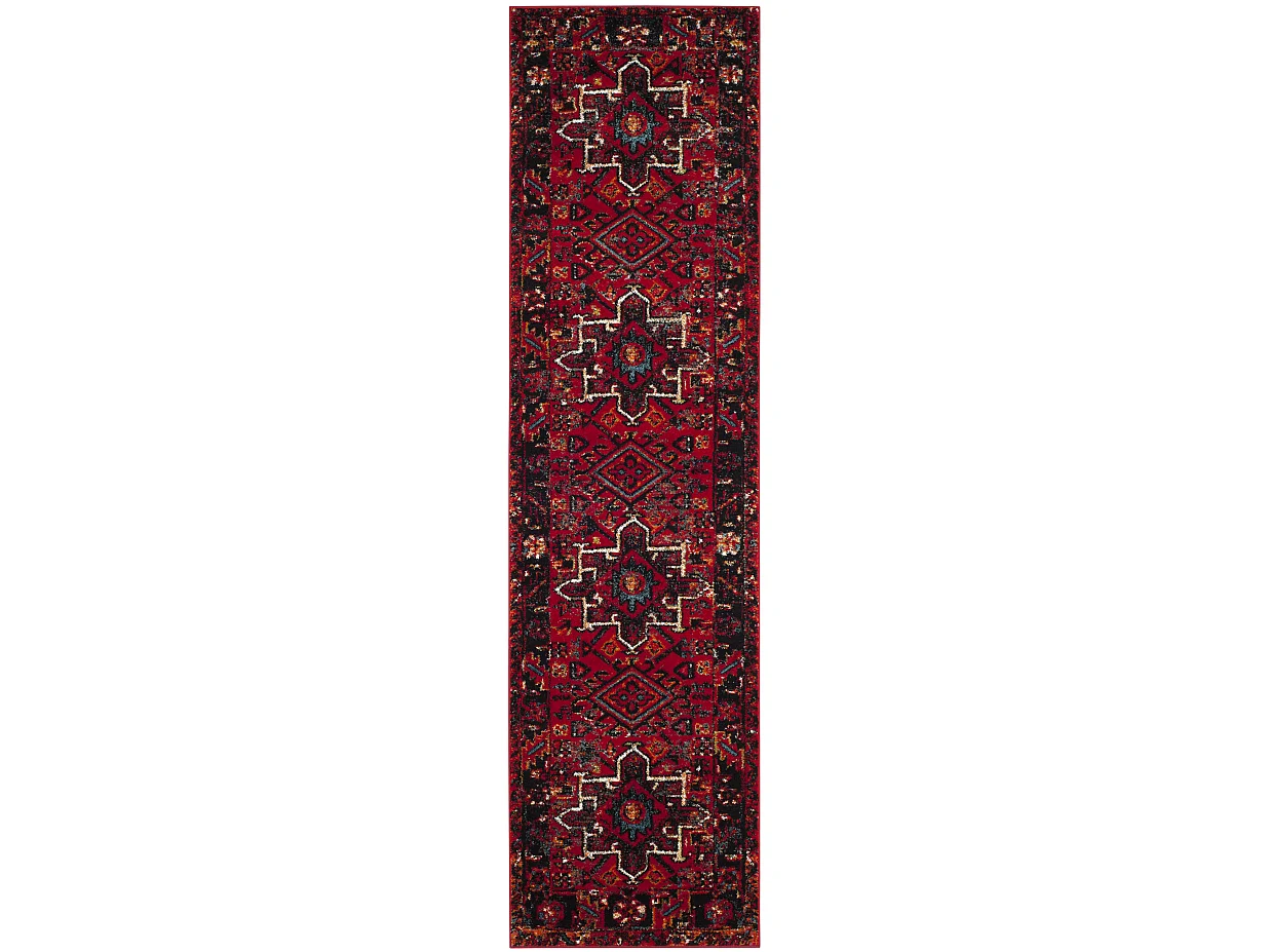 Tapis Rouge/Multicolore 69 X 183 cm - Henley