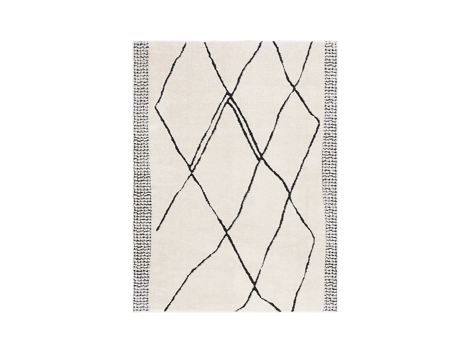 Tapis Ivoire/Noir 160 X 229 cm - Luxury
